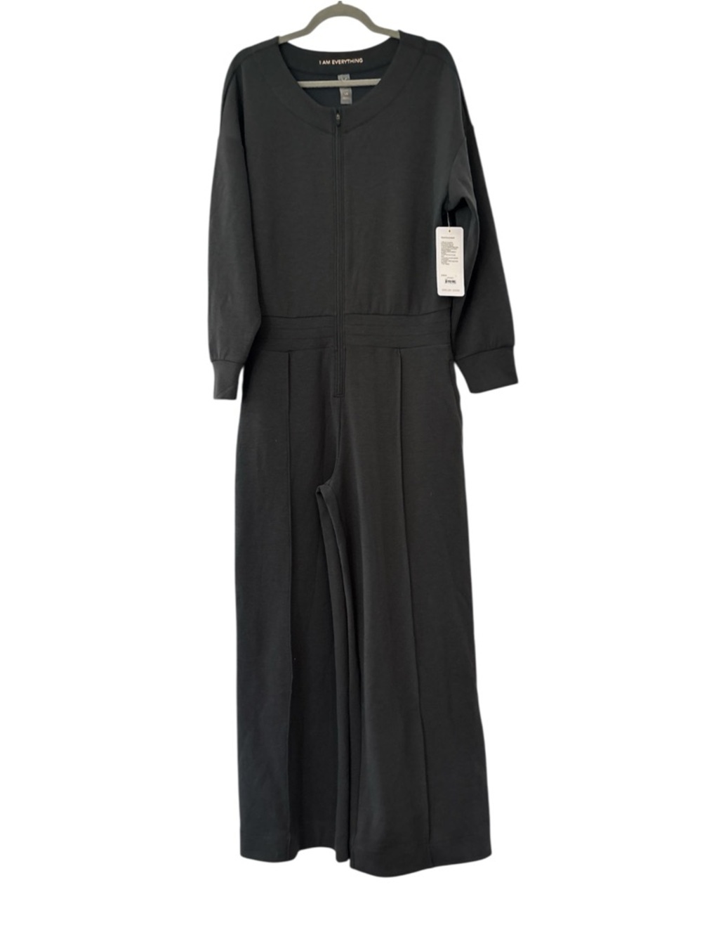 RHÔNE NWT Dream Glow Wide Leg Jumpsuit in Black Size Large - Picture 2 of 7